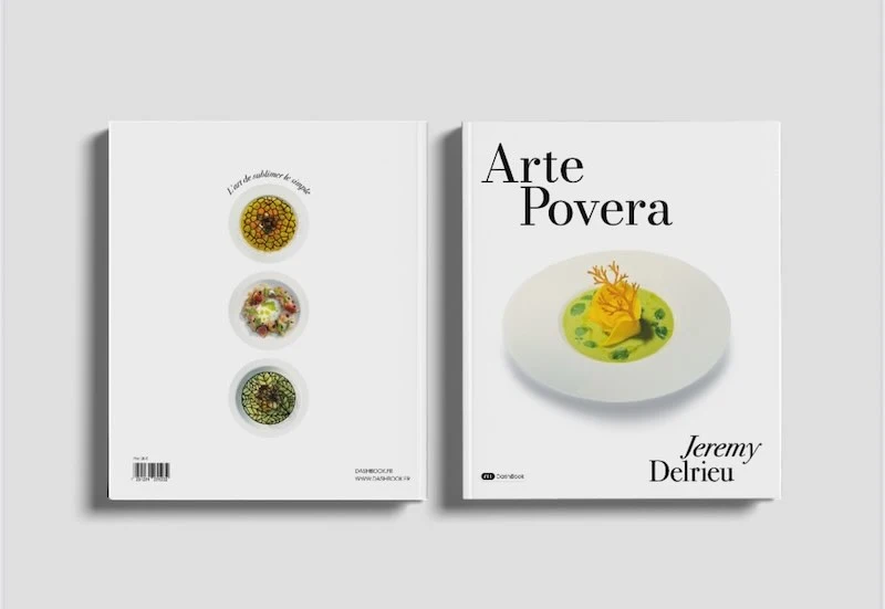 couverture jeremy delrieu Couverture du livre de cuisine Arte Povera par Jeremy Delrieu
